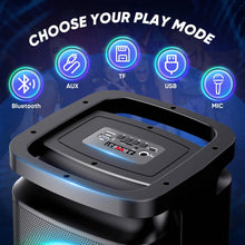 Load image into Gallery viewer, Portable Party Speaker With Loud Sound And Microphone Jack
