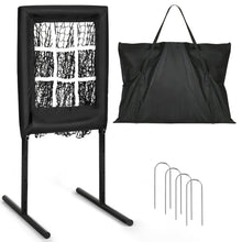 Load image into Gallery viewer, 9 Hole Portable Baseball Pitching Net With Strike Zone
