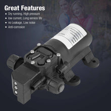 Load image into Gallery viewer, 2 Pack 12V Self Priming Electric Water Pump, 130 PSI Sprayer for RV Camper Marine Boat
