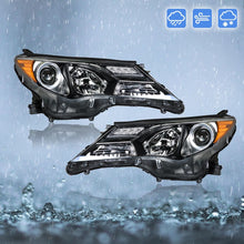Load image into Gallery viewer, 2013-2015 Toyota RAV4 Halogen Headlights, Crystal Clear Lens Assembly, Left &amp; Right Side Pair, Direct OEM Fit

