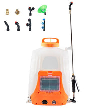 Load image into Gallery viewer, Battery Powered Backpack Sprayer 4 Gal Tank 0 to 90 PSI Adjustable Pressure
