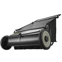 Load image into Gallery viewer, Push Lawn Sweeper 26 Inch 7 Cu Ft Leaf Collector with Adjustable Height Manual Grass Sweeper for Yard Garden
