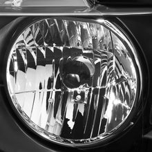 Load image into Gallery viewer, 2004-2008 Ford F-150 &amp; 2006-2008 Lincoln Mark LT Black Housing Headlights, Halogen Stealth Crystal Clear Lens Assembly, Left &amp; Right Side Pair, Direct OEM Fit
