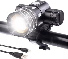 Load image into Gallery viewer, 20000LM Rechargeable LED Bicycle Lights Front &amp; Rear Bike Lamp Set
