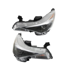 Load image into Gallery viewer, 2021 to 2022 Hyundai Elantra Halogen Headlights, Chrome Housing Clear Lens Assembly with LED DRL, Left Driver &amp; Right Passenger Side Pair, Direct OEM Fit
