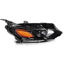 Load image into Gallery viewer, 2019-2022 Chevrolet Malibu Black Projector Headlights, Crystal Clear Lens Assembly, Left &amp; Right Side Pair, Direct OEM Fit
