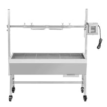 Load image into Gallery viewer, 52" Electric BBQ Rotisserie Grill Kit Stainless Steel, 132lb Capacity for Pig &amp; Lamb
