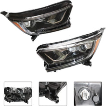 Load image into Gallery viewer, 2017-2022 Honda CR V LX EX EXL Halogen Headlights, LED DRL Signature Assembly, Left &amp; Right Side Pair, Direct OEM Fit
