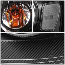 Load image into Gallery viewer, 2004-2008 Ford F-150 &amp; 2006-2008 Lincoln Mark LT Black Housing Headlights, Halogen Stealth Crystal Clear Lens Assembly, Left &amp; Right Side Pair, Direct OEM Fit
