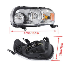 Load image into Gallery viewer, 2005 to 2007 Ford Escape Halogen Headlights, Factory Style Chrome Housing, Left Driver &amp; Right Passenger Side Pair, Direct OEM Fit
