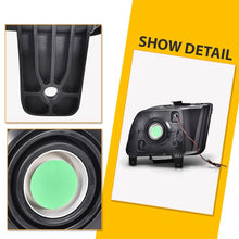 Load image into Gallery viewer, 2005-2009 Ford Mustang Black LED DRL Halo Headlights, Projector Lens Assembly, Left &amp; Right Side Pair, Direct OEM Fit
