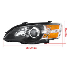 Load image into Gallery viewer, 2005 to 2007 Subaru Legacy &amp; Outback Halogen Headlights, Factory Style Replacement Assembly, Left Driver &amp; Right Passenger Side Pair, Direct OEM Fit
