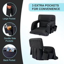 Load image into Gallery viewer, Heated Stadium Seat with Back Support
