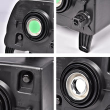 Load image into Gallery viewer, 2005-2009 Ford Mustang Black Housing Headlights, Halogen Crystal Clear Lens Assembly, Left &amp; Right Side Pair, Direct OEM Fit
