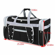 Load image into Gallery viewer, 72L Large Duffle Bag For Men &amp; Women: Foldable Travel Luggage, Water-Resistant Weekender Bag With Shoulder Strap
