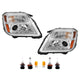 2010-2015 GMC Terrain Projector Headlights, Includes Bulbs Crystal Clear Lens Assembly, Left & Right Side Pair, Direct OEM Fit