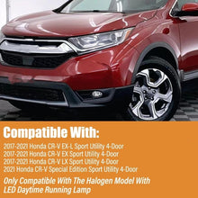 Load image into Gallery viewer, 2017-2022 Honda CR V LX EX EXL Halogen Headlights, LED DRL Signature Assembly, Left &amp; Right Side Pair, Direct OEM Fit
