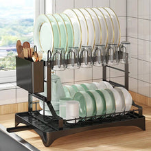 Load image into Gallery viewer, Over Sink Dish Drying Rack 2 Tier
