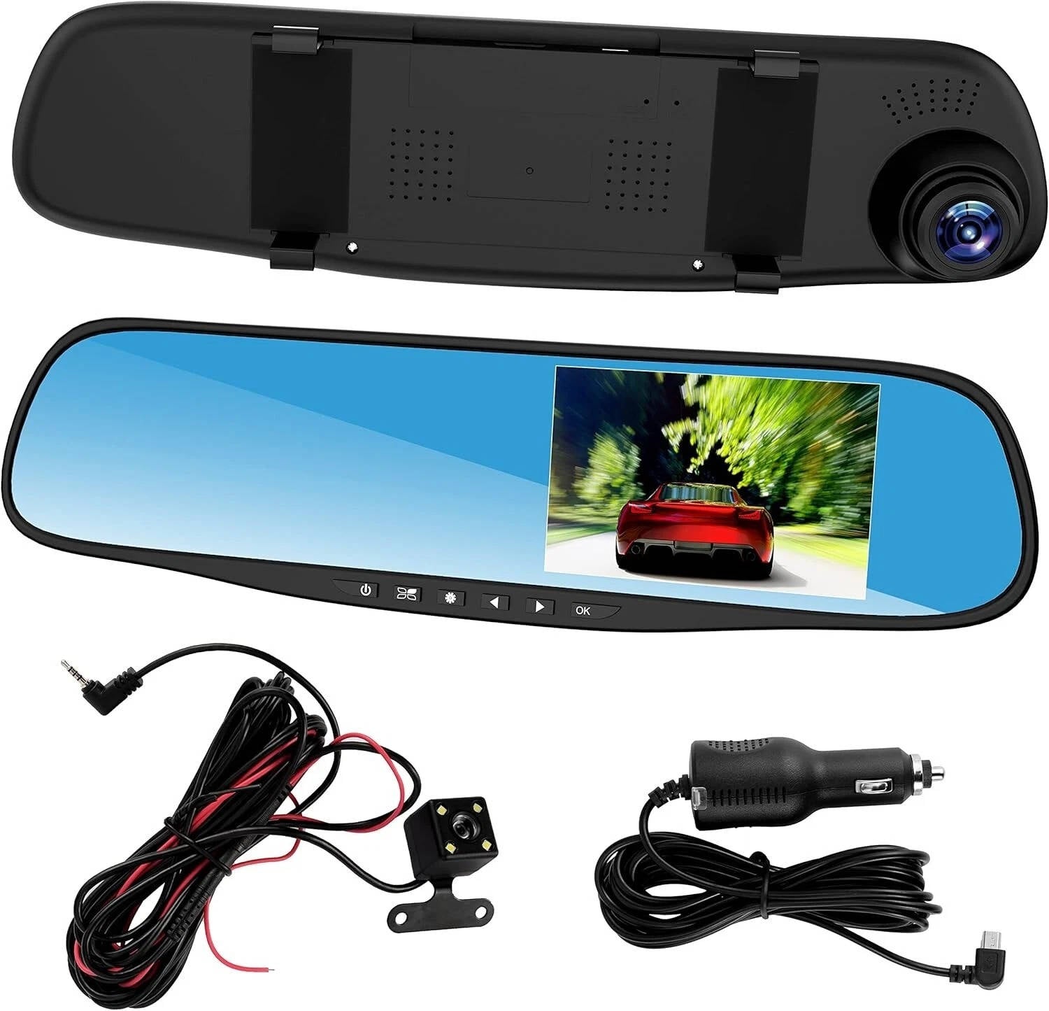 Unwired Rear Mirror Camera Load image into Gallery viewer, Wireless Rear View Mirror Camera
