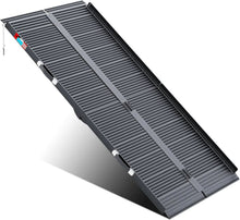 Load image into Gallery viewer, Folding Wheelchair Ramp Aluminum Portable - 600 Lbs Non-Slip Mobility Ramp
