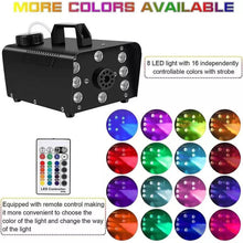 Load image into Gallery viewer, Smoke Machine W/ 13 Colorful LED Lights Effect
