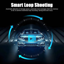 Load image into Gallery viewer, Rearview Mirror Dash Cam 1080P HD DVR Dual Camera Car Front Rear Video Recorder
