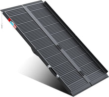 Load image into Gallery viewer, Folding Wheelchair Ramp Aluminum Portable - 600 Lbs Non-Slip Mobility Ramp
