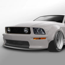 Load image into Gallery viewer, 2005-2009 Ford Mustang Black Housing Headlights, Halogen Crystal Clear Lens Assembly, Left &amp; Right Side Pair, Direct OEM Fit
