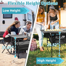 Load image into Gallery viewer, Camping Table Foldable with Storage
