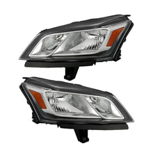 Load image into Gallery viewer, 2013 to 2017 Chevrolet Traverse Halogen Headlights, Crystal Clear Lens Chrome Housing, Left Driver &amp; Right Passenger Side Pair, Direct OEM Fit
