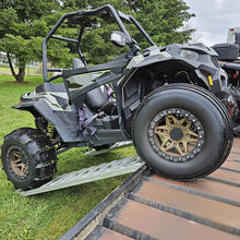Load image into Gallery viewer, 72" X 15" Aluminum Hook Ramps ,8500 lbs Car Trailer
