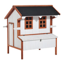 Load image into Gallery viewer, Wooden Chicken Coop With Nesting Box - Hen House Outdoor, Large, Roof, Door
