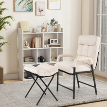 Load image into Gallery viewer, Ottoman Accent Chair with Adjustable Backrest
