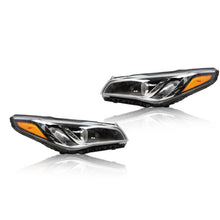 Load image into Gallery viewer, 2015-2017 Hyundai Sonata Chrome Halogen Headlights, Factory Style Replacement Pair (Driver &amp; Passenger Side)
