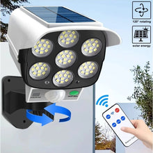 Load image into Gallery viewer, 2PCS Solar Motion Sensor Flood Lights 77 LED Outdoor Security Spotlights
