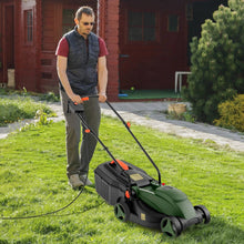 Load image into Gallery viewer, Corded Electric Lawn Mower 2 in 1 Walk Behind Push Mower with Bag for Garden
