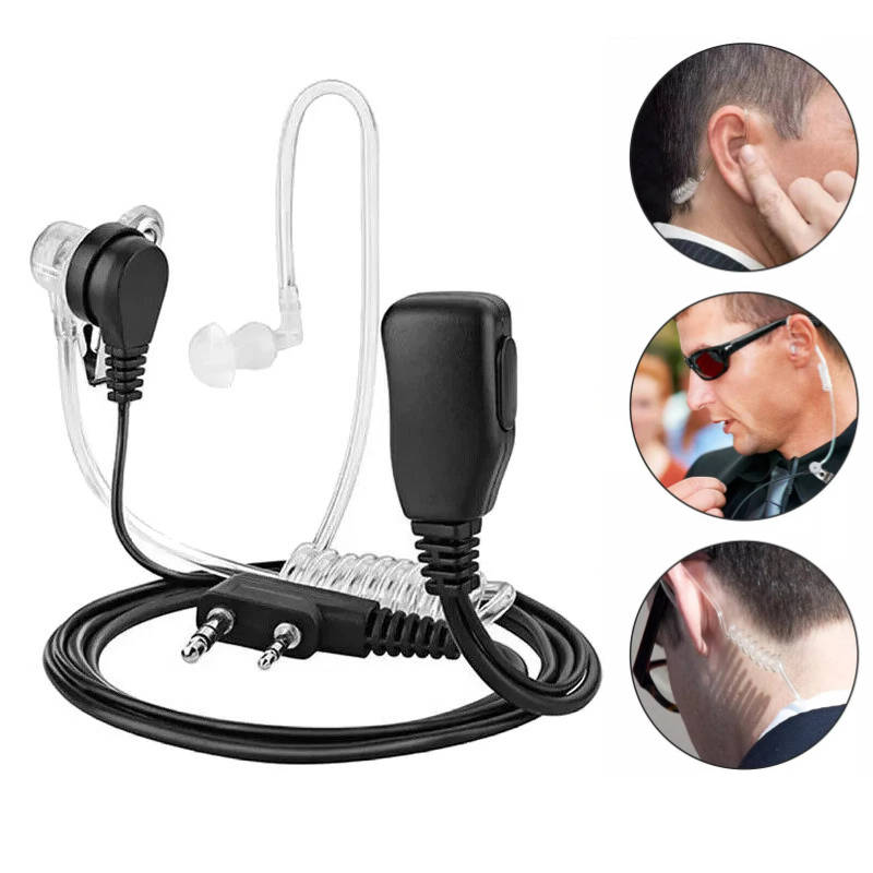 3 PCS Walkie Talkie Earpiece With Mic