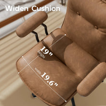 Load image into Gallery viewer, Genuine Leather Desk Chair Adjustable

