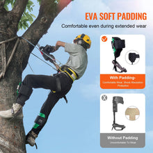 Load image into Gallery viewer, Tree Climbing Spikes Set Steel Adjustable Pole Climbing Gaffs with Straps Arborist Lineman Tree Spurs

