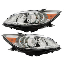 Load image into Gallery viewer, 2013 to 2015 Lexus ES300h &amp; ES350 HID Headlights, Chrome Housing Clear Lens, Left Driver &amp; Right Passenger Side Pair, Direct OEM Fit
