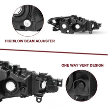 Load image into Gallery viewer, 2009-2014 Nissan Murano Chrome Headlights, Halogen Crystal Clear Lens Assembly, Left &amp; Right Side Pair, Direct OEM Fit
