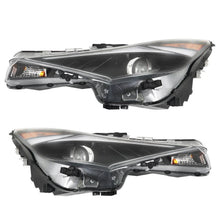 Load image into Gallery viewer, 2021 to 2022 Hyundai Elantra Halogen Headlights, Chrome Housing Clear Lens Assembly with LED DRL, Left Driver &amp; Right Passenger Side Pair, Direct OEM Fit
