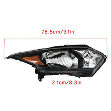 Load image into Gallery viewer, 2016 to 2018 Honda HR V Projector Headlights, Matte Black Housing, Halogen Clear Lens Left Driver &amp; Right Passenger Side Pair, Direct OEM Fit
