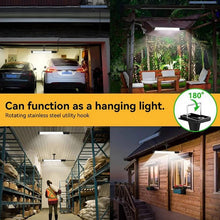 Load image into Gallery viewer, Solar Pendant Light 316 LED, Motion Sensor Solar Powered Indoor Outdoor Shed Light
