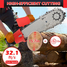 Load image into Gallery viewer, 12 Inch Cordless Chainsaw 21V, Brushless Electric Handheld Chain Saw with Battery &amp; Charger
