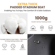 Load image into Gallery viewer, Heated Stadium Seat with Back Support
