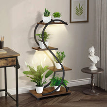 Load image into Gallery viewer, Indoor Plant Stands for Multiple Plants with Lights
