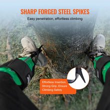 Load image into Gallery viewer, Tree Climbing Spikes Set Steel Adjustable Pole Climbing Gaffs with Straps Arborist Lineman Tree Spurs
