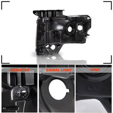 Load image into Gallery viewer, 2009-2014 Ford F-150 Pickup Chrome Headlights, Styleside Crystal Clear Lens Assembly, Left &amp; Right Side Pair, Direct OEM Fit
