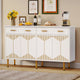 Sideboard Buffet Kitchen Cabinet with 2 Drawer